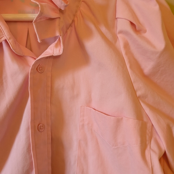 Baby Pink KMJ ruffle shirt - Picture 8 of 10